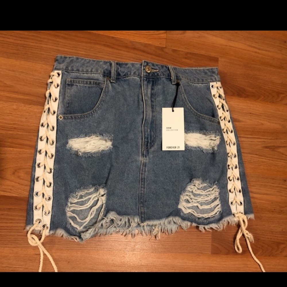 Denim Mini Skirt